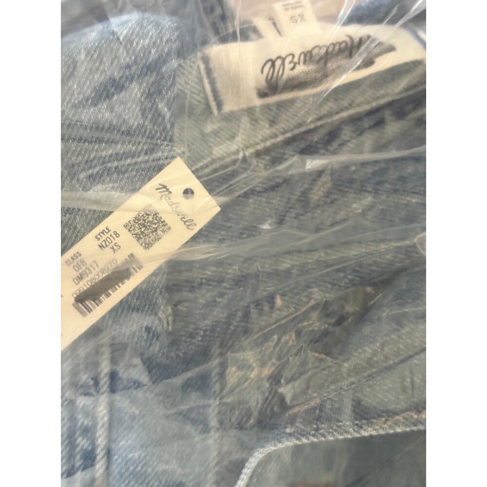 Madewell Denim Chore Jacket XS Blue NWT NZ018 Midvale Wash Rigid Coat Utility - Picture 5 of 6